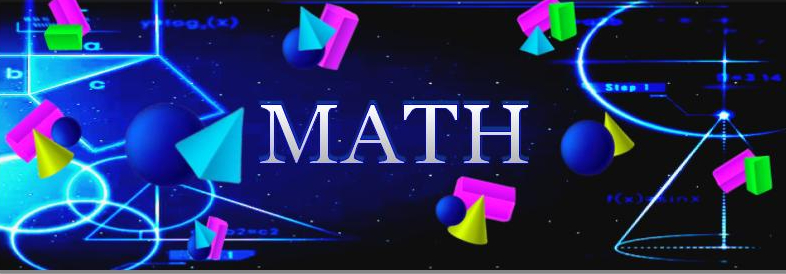 colorful math banner